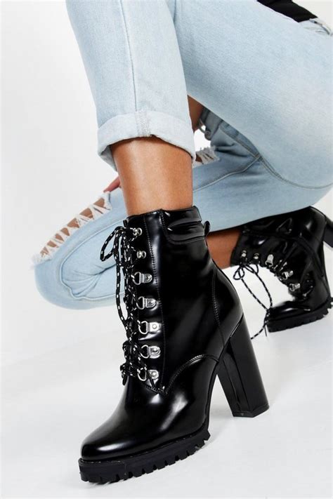 heeled hiking boots fashion.